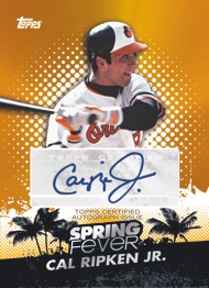 Cal Ripken Jr Spring Fever card